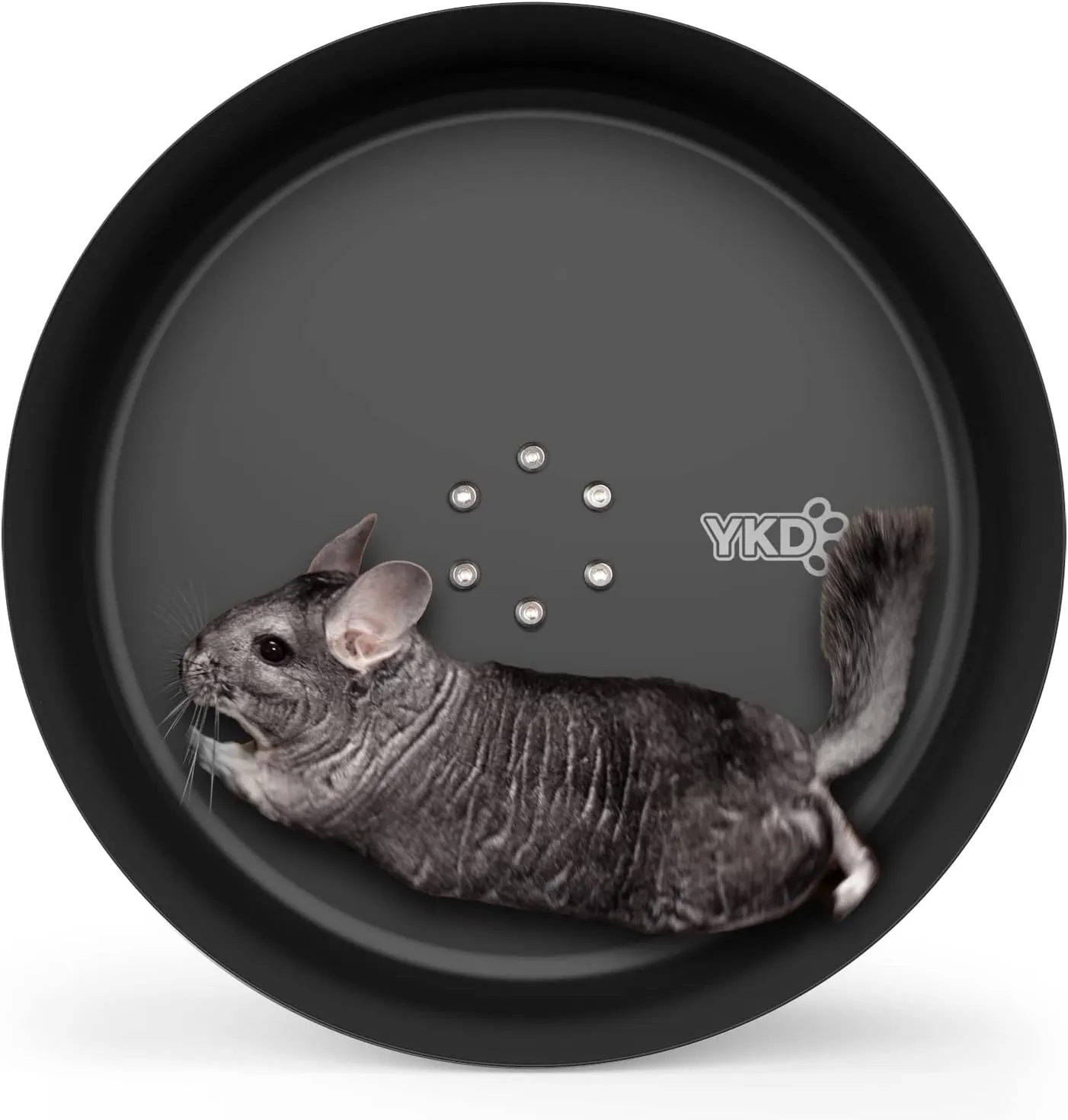 15" Aluminum Alloy Chinchilla Exercise Wheels - Large Small Animals Running Wheels for Chinchilla Syria Hamsters Fancy Rats Hedgehog Other Small Animals