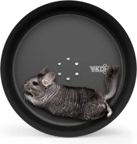 15" Aluminum Alloy Chinchilla Exercise Wheels - Large Small Animals Running Wheels for Chinchilla Syria Hamsters Fancy Rats Hedgehog Other Small Animals