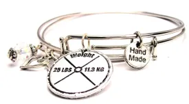 25 Lb Weight Expandable Bangle Bracelet Set