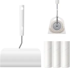 6.3 Inch Lint Rollers for Pet Hair Extra Sticky, 360 Sheets(4 Rollers) Reusable Lint Roller Removal Tool, Set for Clothes, Furniture, Carpet, Dog & Cat Hair Remover