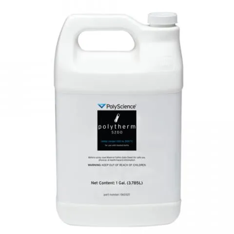 Bath fluid Polyscience range  100 to  200°C visc. 125cSt at 25°C pk. 3.8L