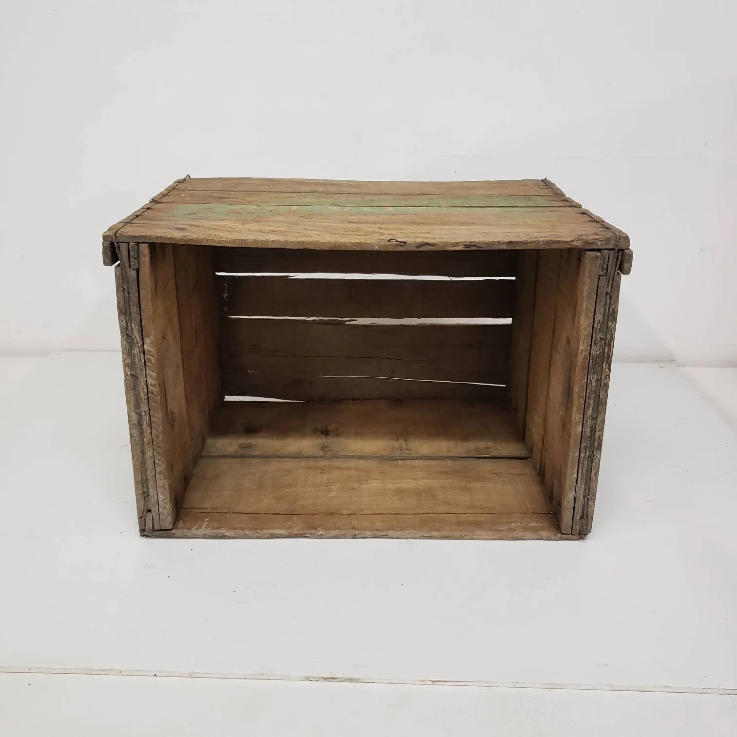 Canada Dry Crate Vinage Wooden Soda Delivery Box