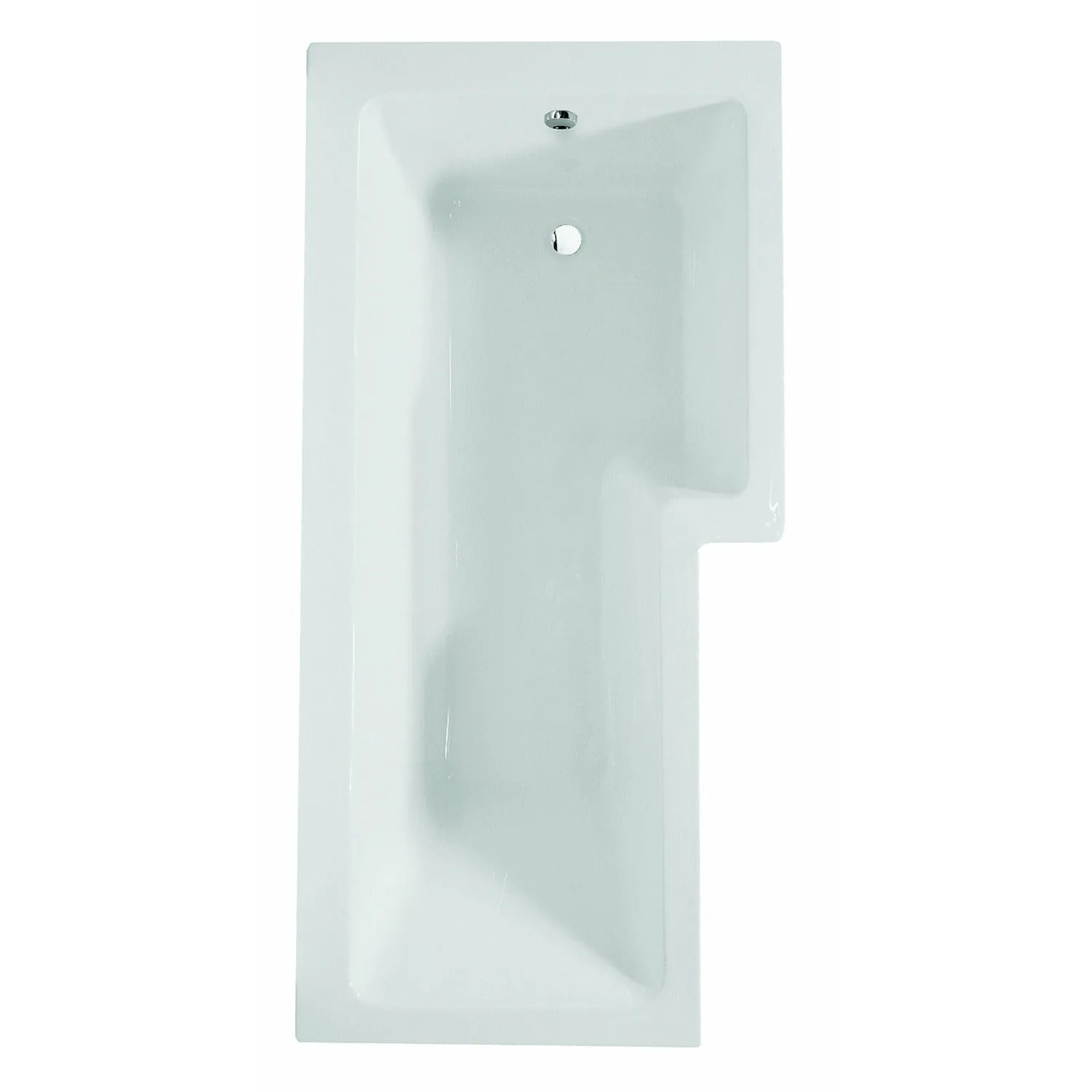 Corner Shower Bath with Bath Screen and Panel - Right Handed