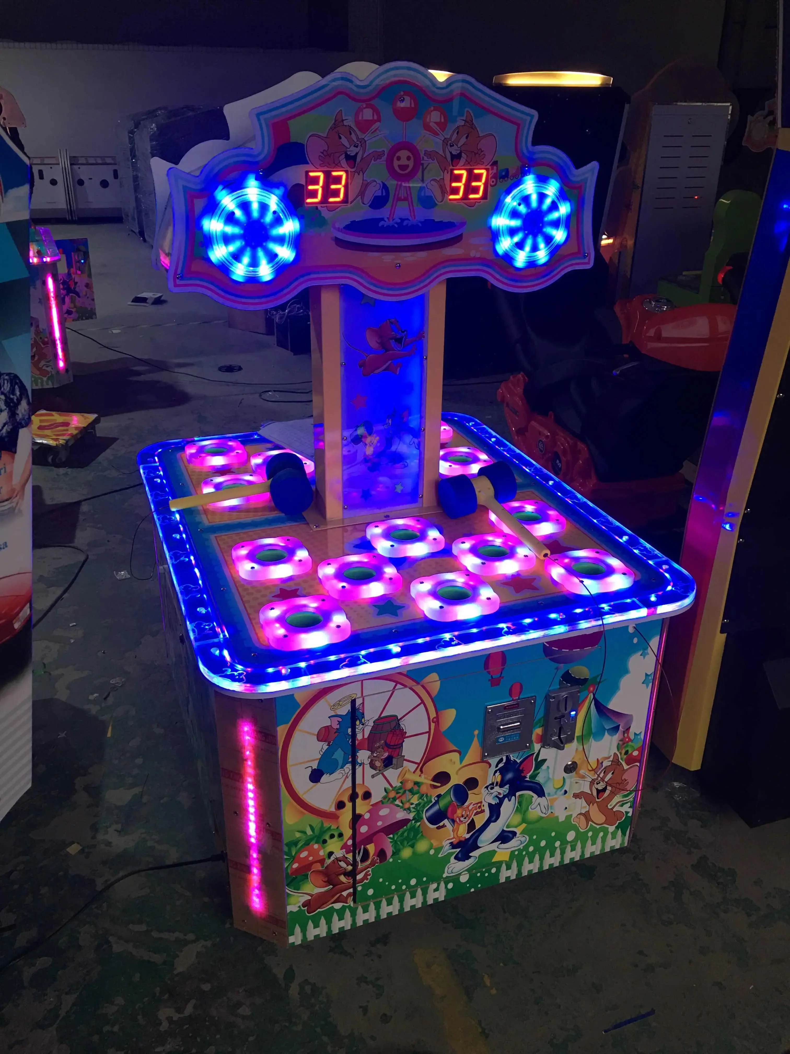 DOUBLE PLAY HAMSTER game machine for kids coin operated Lottery Ticket Redemption games