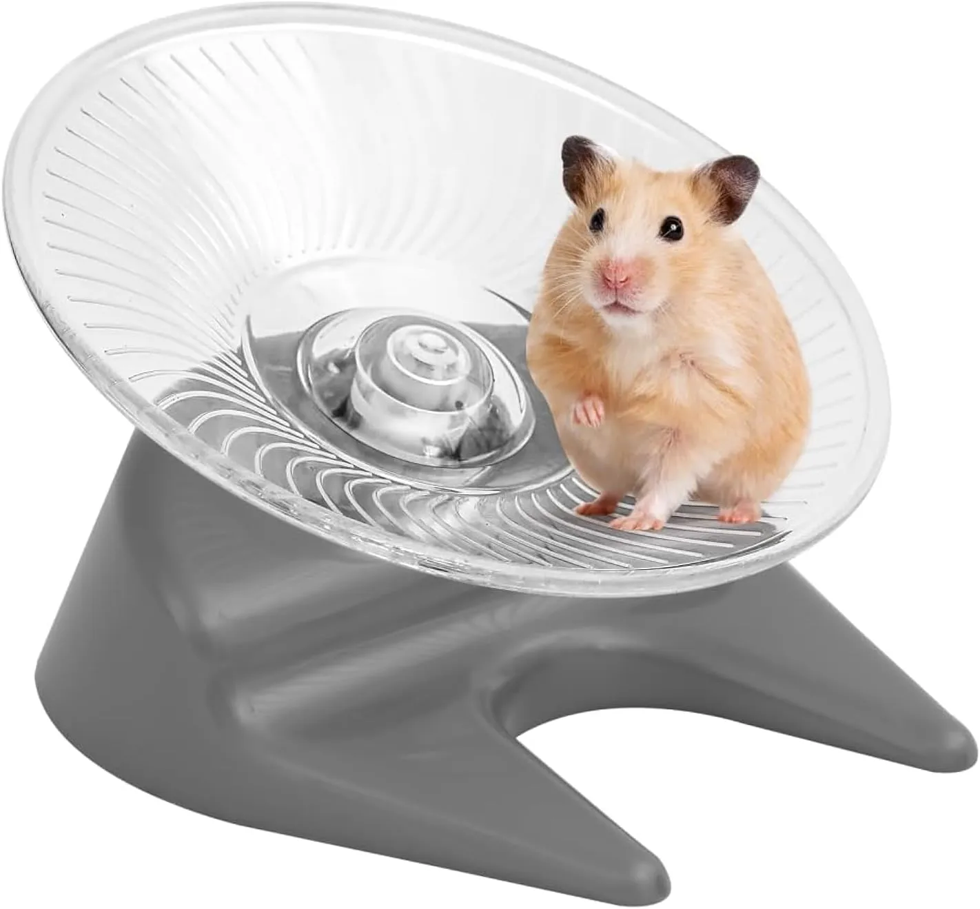 Hamster Flying Saucer Silent Running Exercise Wheel for Hamsters, Gerbils, Mice,Hedgehog and Other Small Pets Silent Running Wheel Hamster,Small