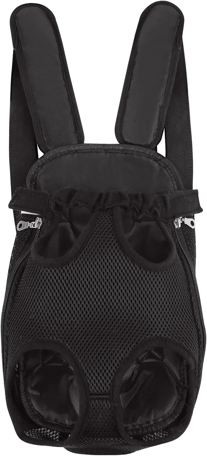 Inspack Dog Cat Backpack Carrier, Dog Carrier Backpacks for Small Medium Dogs, Pet Dog Front Chest Carriers Backpack, Puppy Carrier Sling Backpack, Holder Papoose for Baby Cat BodyMedium Size