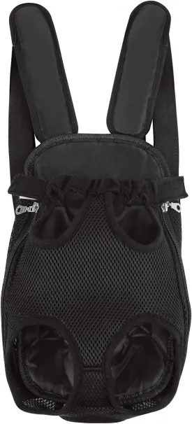 Inspack Dog Cat Backpack Carrier, Dog Carrier Backpacks for Small Medium Dogs, Pet Dog Front Chest Carriers Backpack, Puppy Carrier Sling Backpack, Holder Papoose for Baby Cat BodyMedium Size
