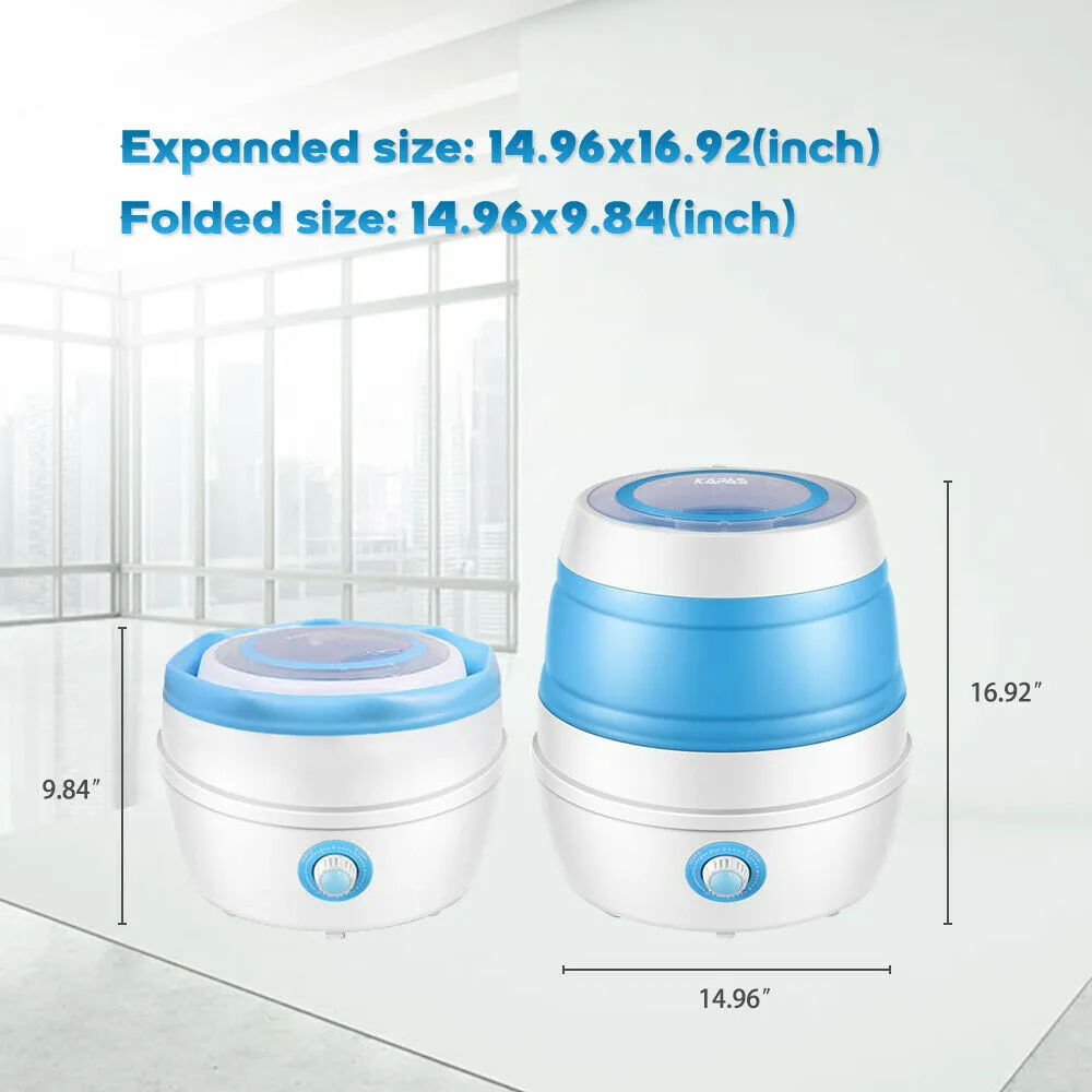 KAPAS Portable & Dehydrating Integrated Washing Machine (5.7Lb/2.6kg Capacity)
