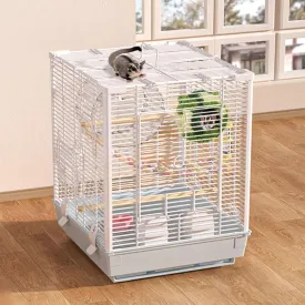 Large Multi-Level Indoor/Outdoor Small Animal Pet Cage Multi-Door Design for Guinea Pig Ferret Chinchilla Cat Playpen Rabbit Hutch Solid Platform