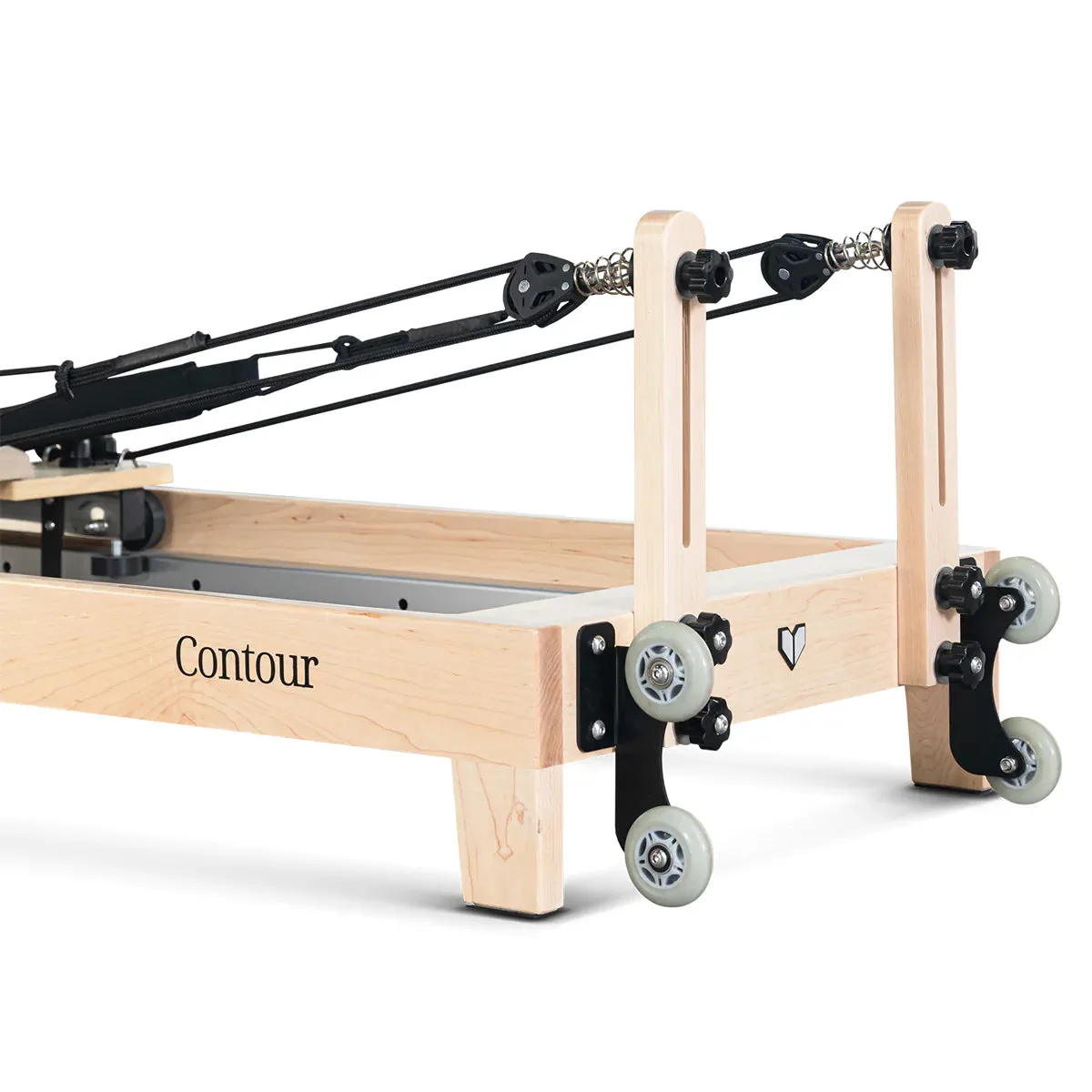 Lifespan Fitness Contour Folding Wooden Pilates Reformer Set