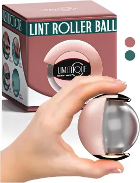 Lint Roller Ball, Premium Compact, and Reusable Lint Roller Ball, for Purse, House, and Travel, Effective Lint, Pet Hair and Debris Removal, Portable Sticky Gel Lint Ball, Dreamy Pink