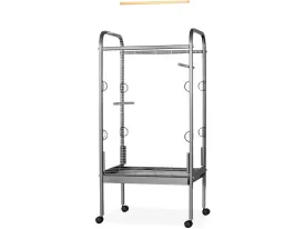 Parrot habitat Hamer Rocky 56x71x146cm silver