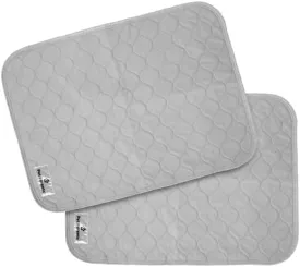 Pet Parents Pawtect Pads Washable Pee Pads for Dogs (2pack) of Premium Dog Pee Pads, Waterproof Puppy Pads & Reusable Dog Pads, Whelping Pads & Modern Pee Pads for Dogs (Grey, 18x24)