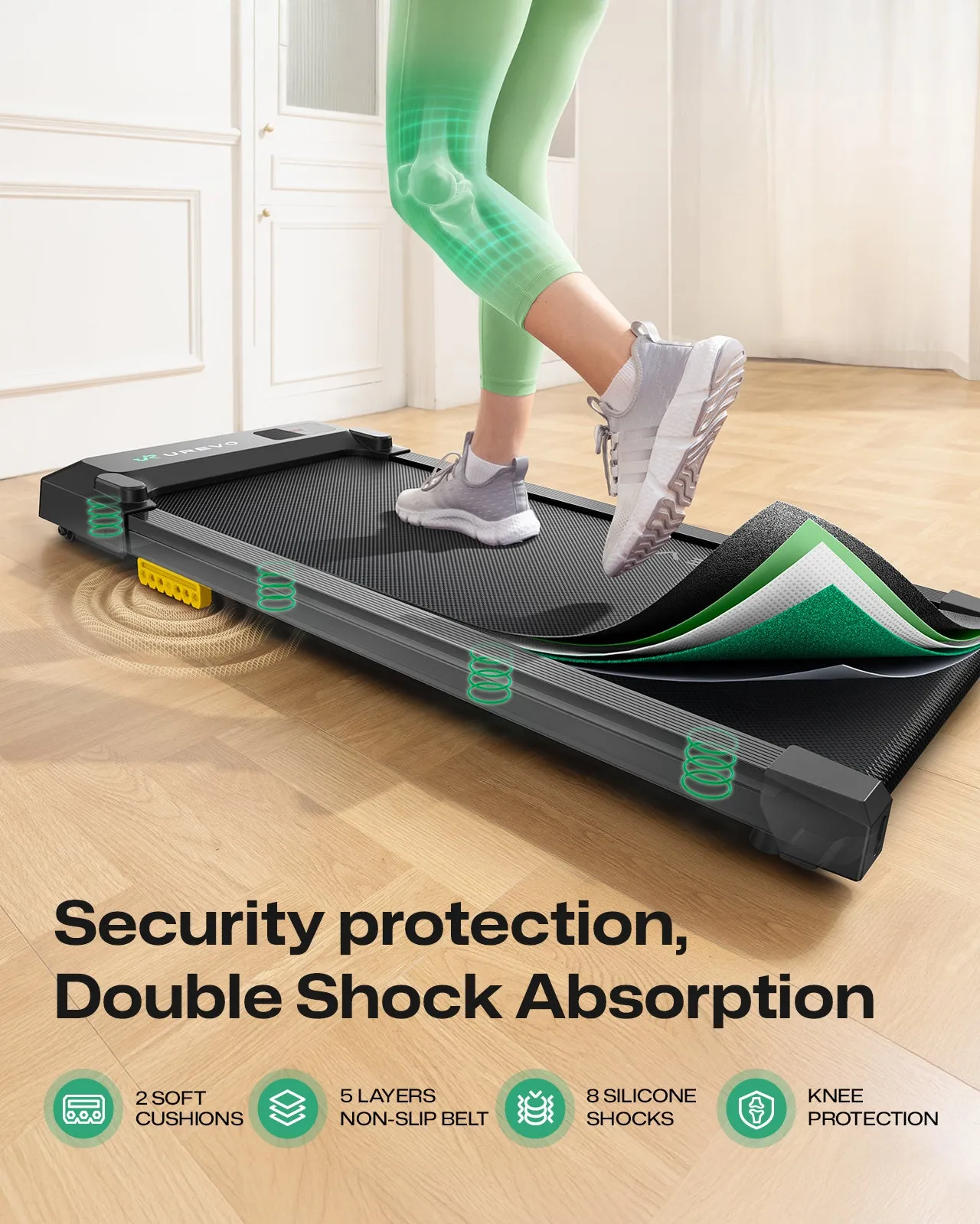 Refurbished-UREVO SpaceWalk E1L Treadmill