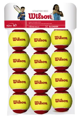 Wilson Starter Red 12 Pack