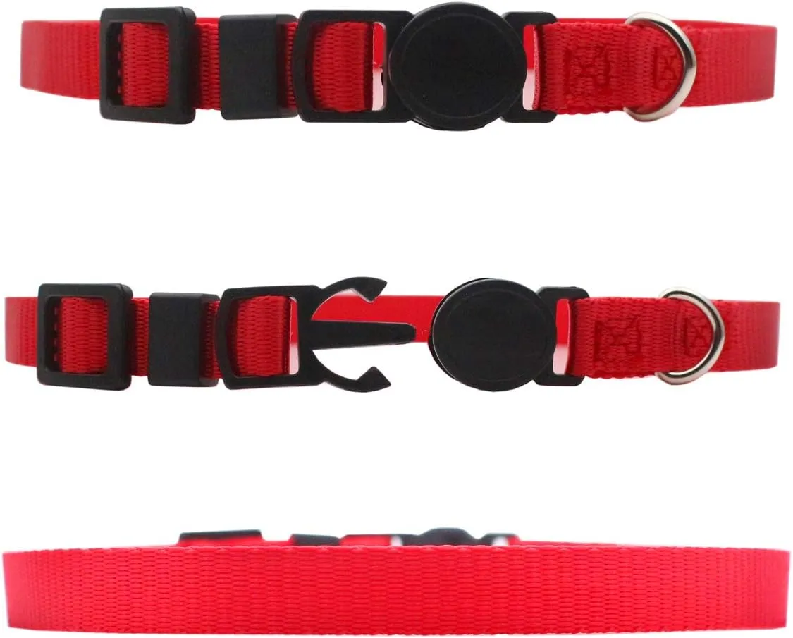 YOY 12 pcs/Set Soft Nylon Puppy Whelping ID Collars - Adjustable Breakaway Litter Collars Baby Dog ID Bands Pet Identification for Breeders with Record Keeping Charts, Neck 7" - 10.2"